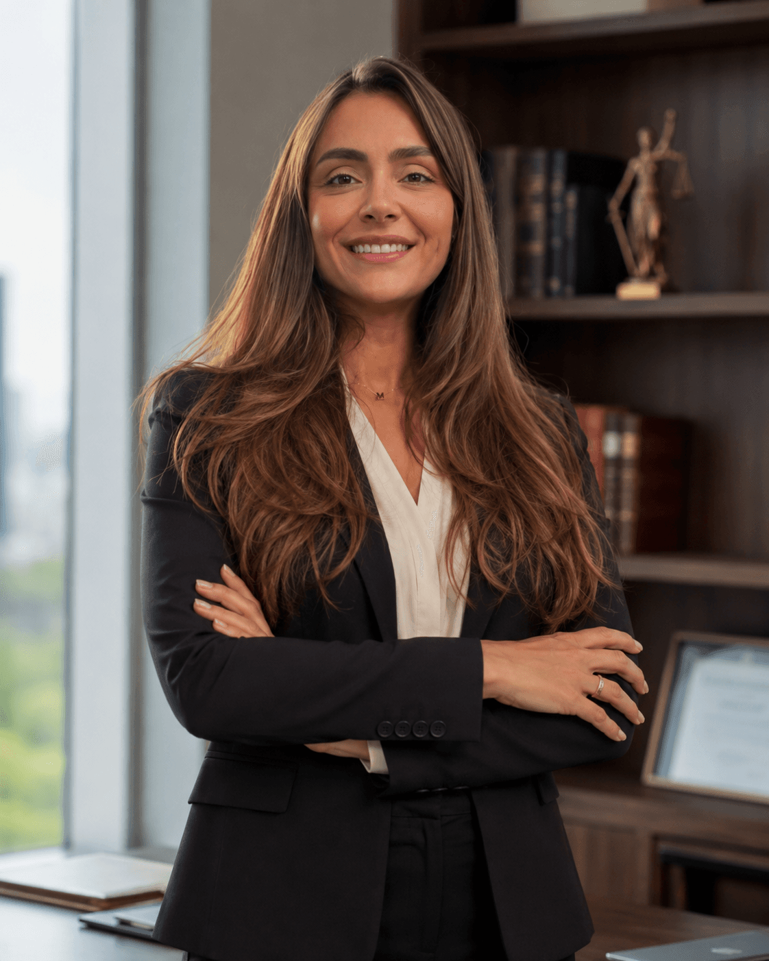 Maria Luiza Munhoz em retrato profissional
